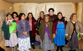 Mapuche women learning how to manage a business from a teacher o