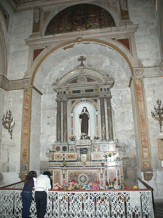 side altar in cathedral