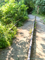 Old rail line becomes a hiking trail (unmaintained)