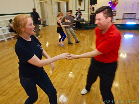 PittStop Lindy Hop swing dance at Pittsburgh's Soldiers and Sailors Memorial Hall