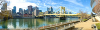 Andy Warhol Bridge and Downtown Pgh (2014)