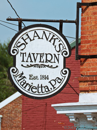 Shank's Tavern sign