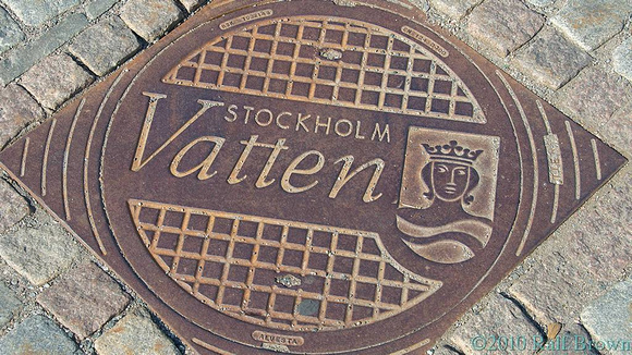 Stockholm Water manhole cover