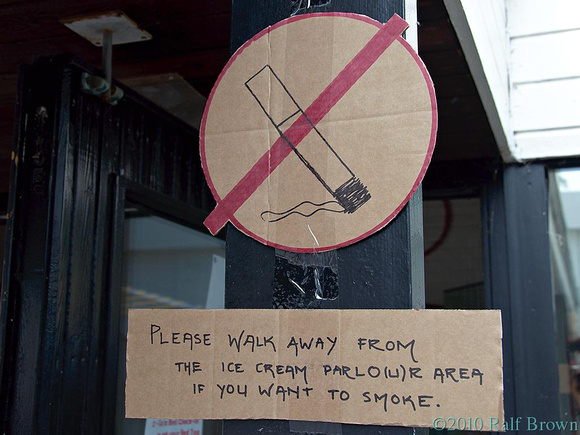 Non-smoking zone
