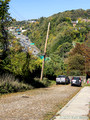 View down Wakefield St, with the Parkway East (I-376) in the background