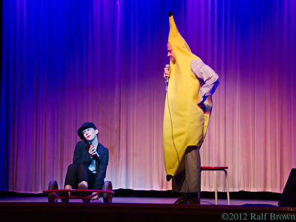 "You know, that banana suit doesn't fit you very well"
