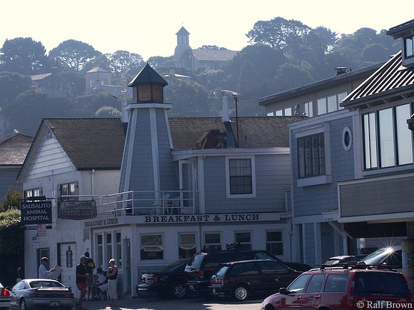 Lighthouse Cafe on Sausalito's main street